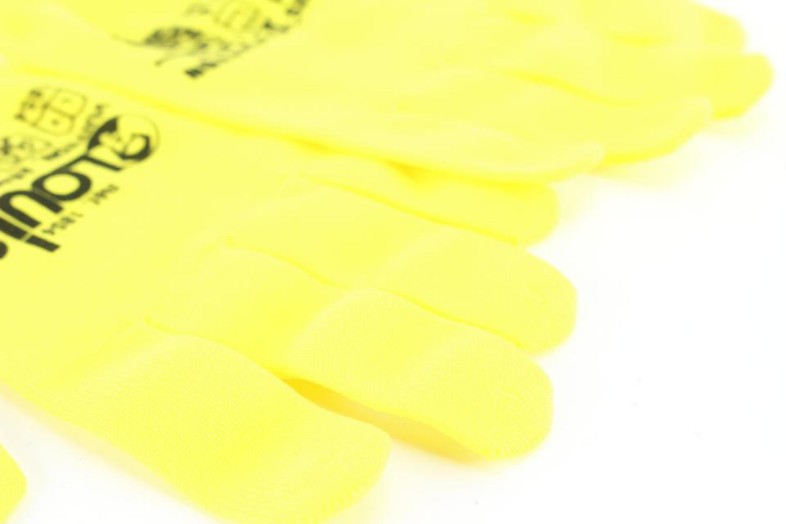 Louis Vuitton Virgil Abloh Pop Up Work Gloves Yellow x Green 2lz830s