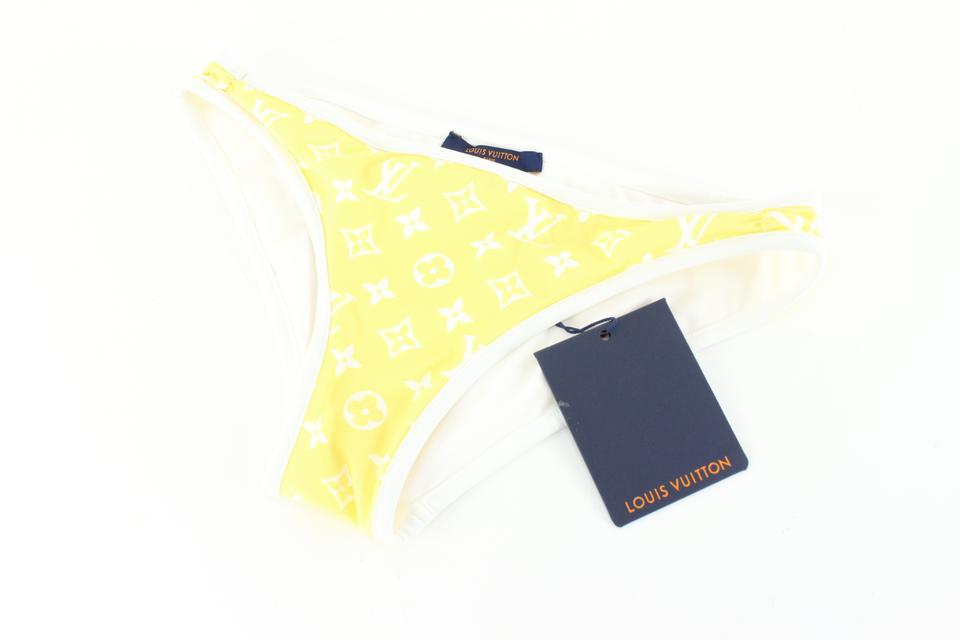 Louis Vuitton Size 34 Extra Small Yellow Monogram Bikini 82lk727s