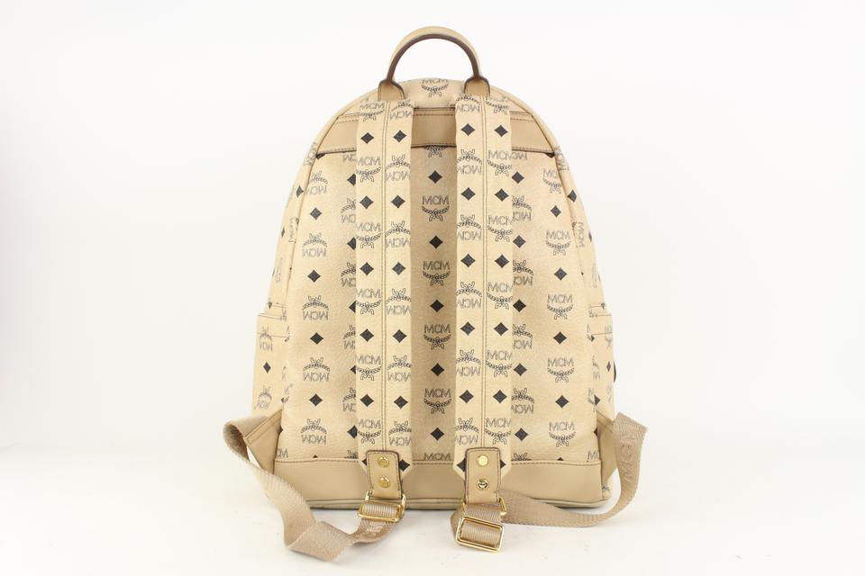 Stark backpack MCM Brown in Cotton - 31464134
