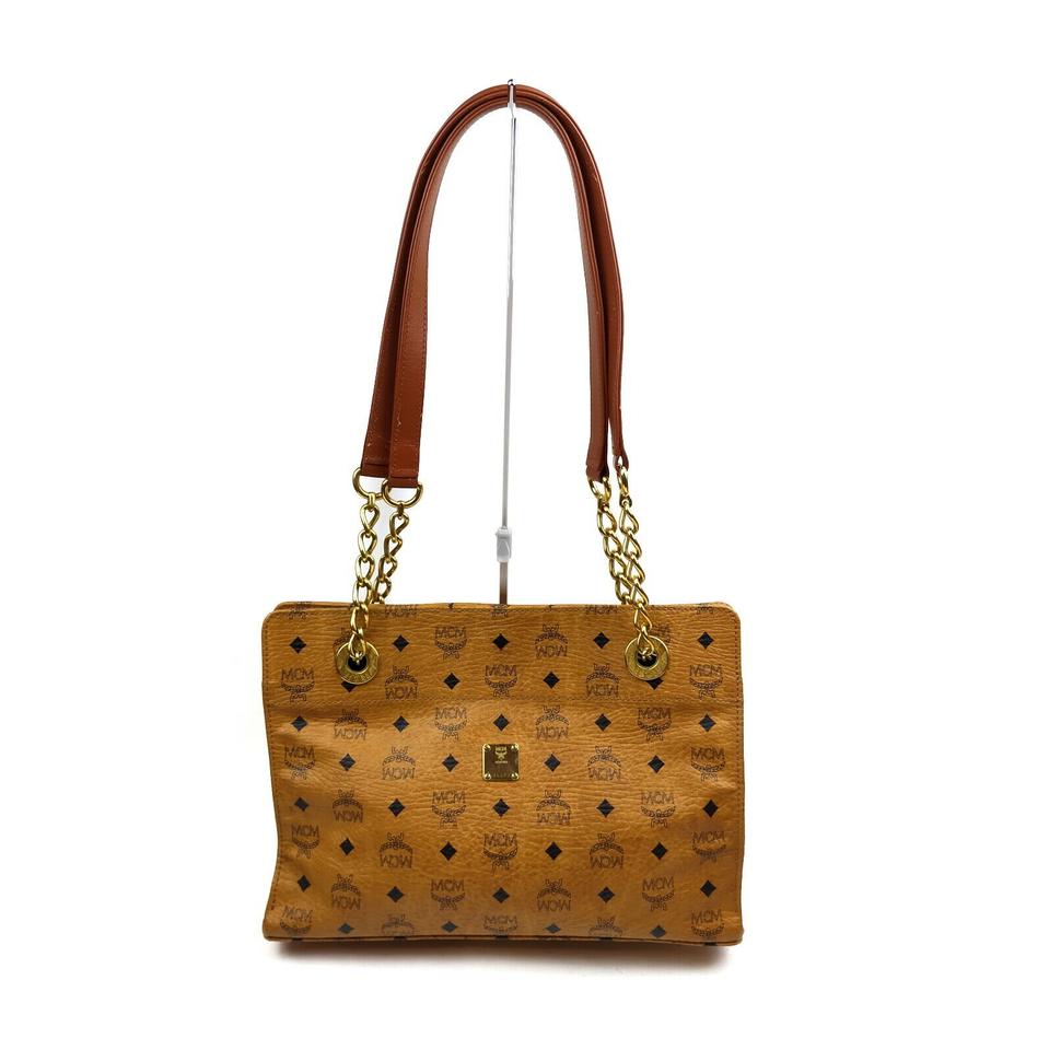 MCM Authentic cognac tote bag Tan - $295 (75% Off Retail) - From Michelle