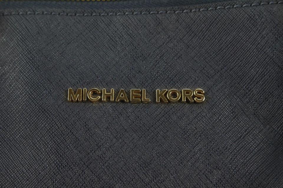 Michael Kors Blue Leather Jet Set Sullivan Tote Bag ref.475444