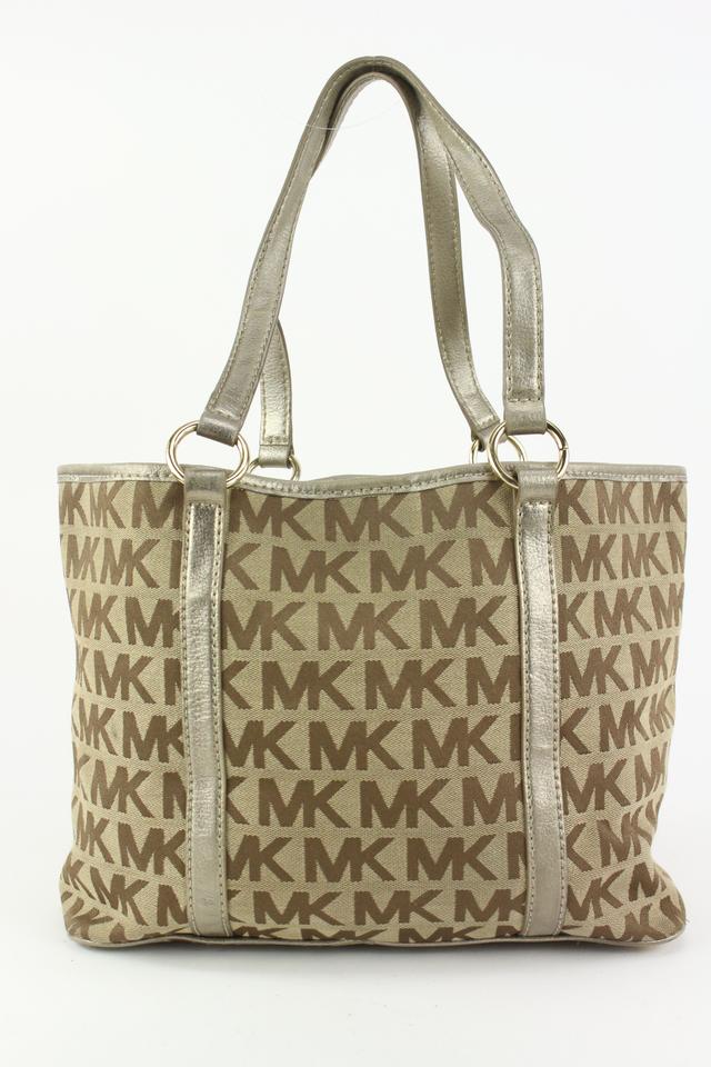 Michael Kors Monogram MK Shopper Tote Bag 3mk1101 – Bagriculture