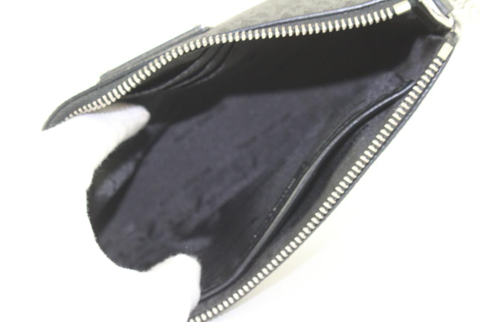 MICHAEL Michael Kors Black Leather Jet Set Wristlet Pochette