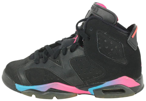 Nike 2012 Youth 5.5 US Flash Back Black x Pink Air Jordan VI 6 543390-050