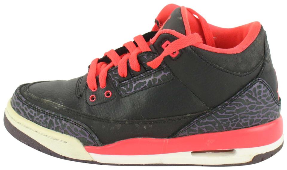 Nike 2012 Youth 5.5 US Crimson Black Aird Jordan III 3 398614-005