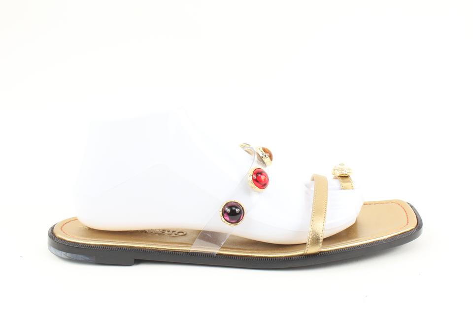 Nodaleto Size 39 Bulla Salem Flat Jeweled Sandals 35n37s