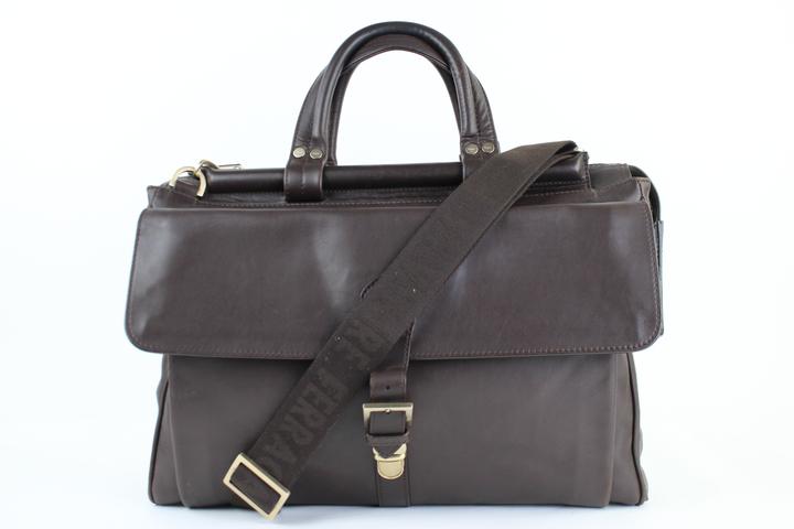 Briefcase Satchel 2way 99mt32 Dark Brown Messenger Bag