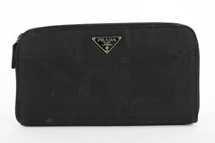 PRADA Re-Nylon Zip Wallet in Black - More Than You Can Imagine