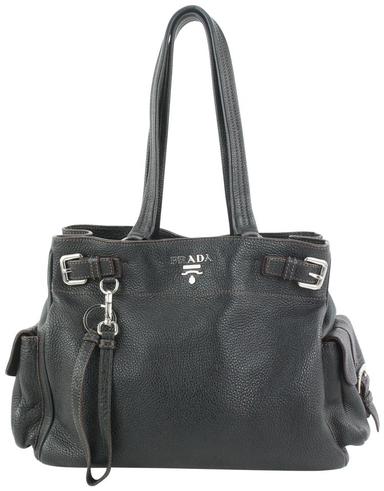 PRADA Hand Bag Leather 2way Brown Auth ki3278 ref.1031619 - Joli Closet