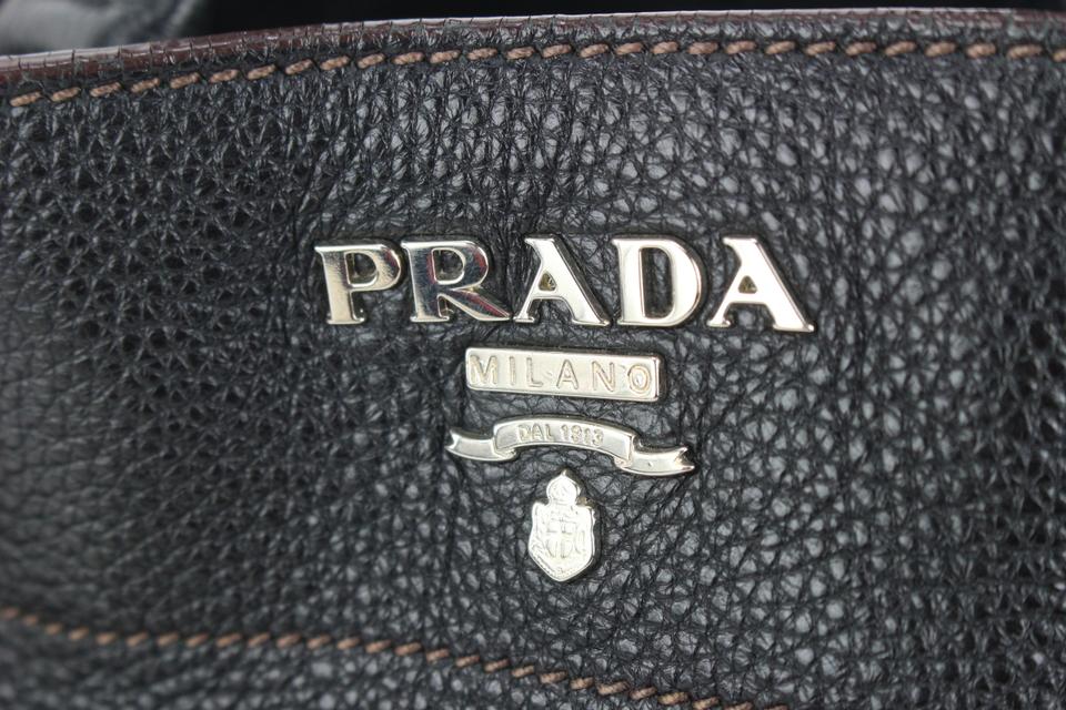 Prada Handbag Leather Milano