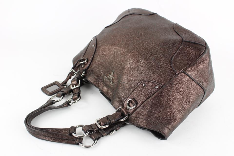 Prada ChainTote Leather Shoulder Bag