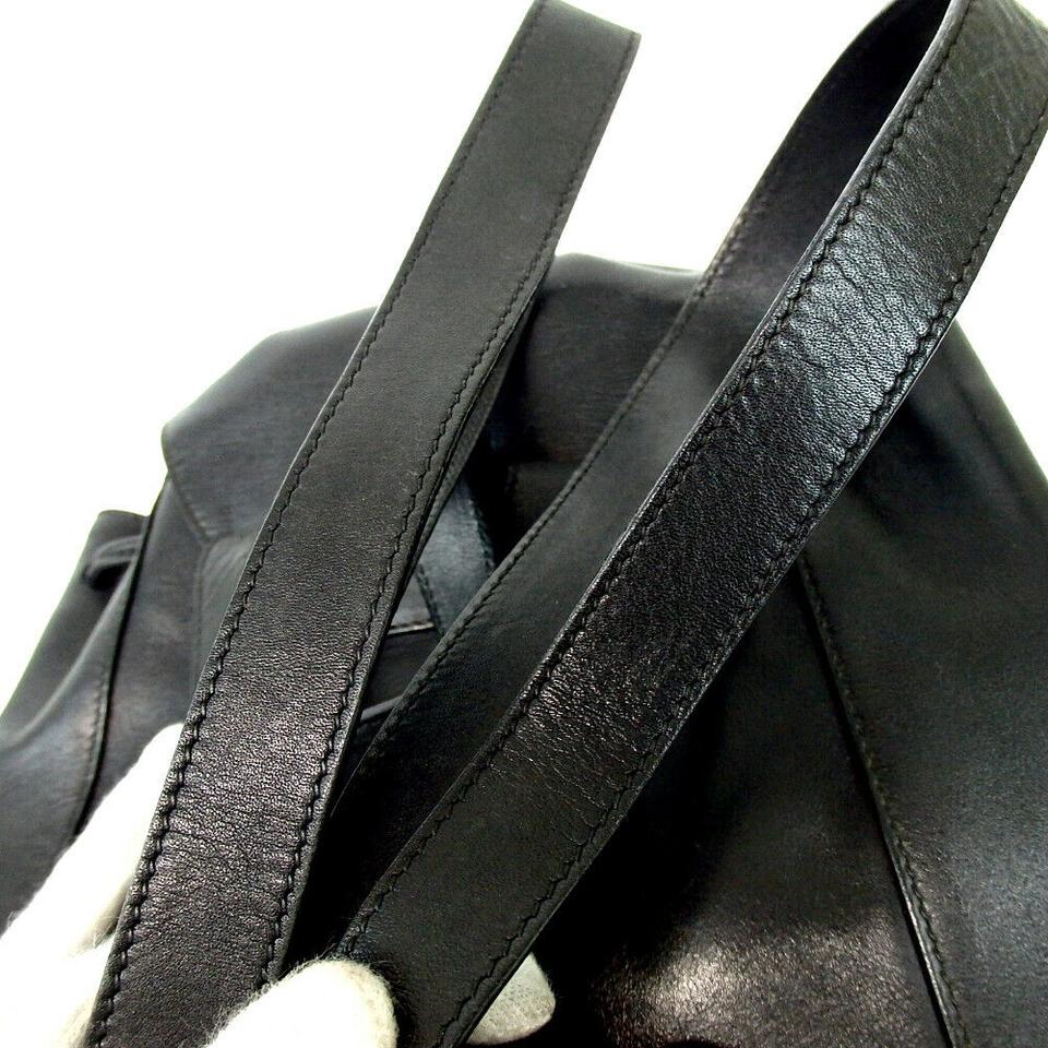 Vintage Salvatore Ferragamo black calf leather backpack from vara coll –  eNdApPi ***where you can find your favorite designer  vintages..authentic, affordable, and lovable.