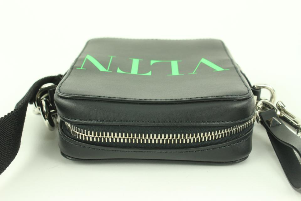 Valentino Garavani VLTN Camera Crossbody Bag Leather Small Black 21186217